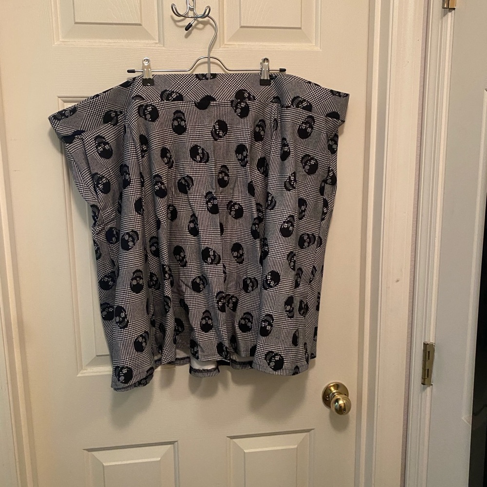EUC Torrid Skull Print Skirt Size 5X